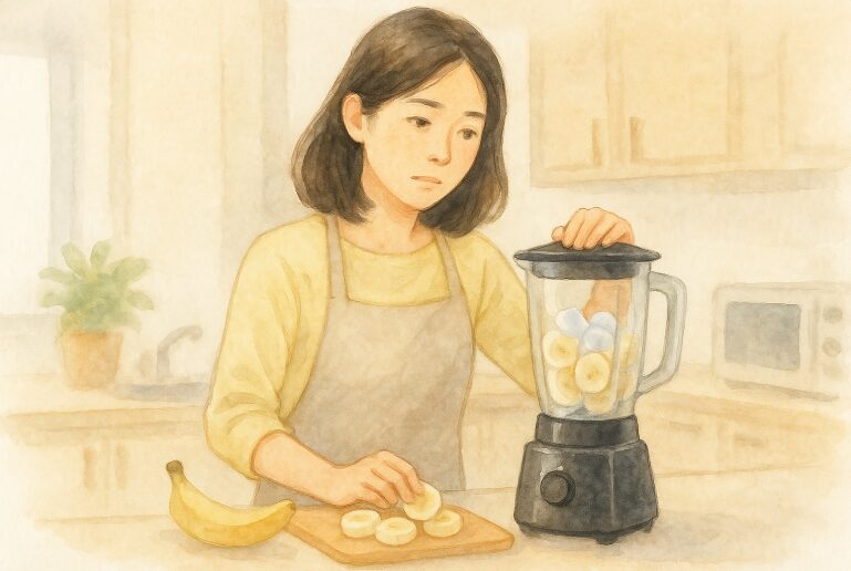 2ブレンダーは冷凍バナナで壊れる？その不安
