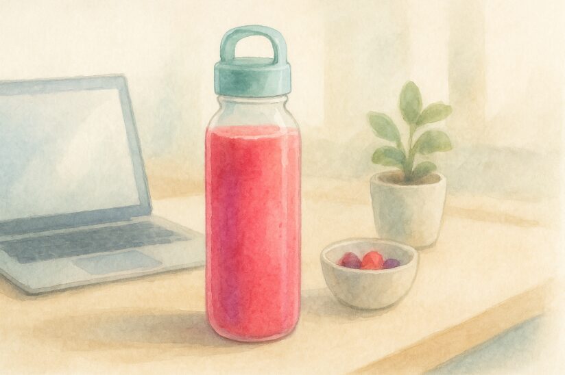 4おしゃれなスムージーボトルで気分UP