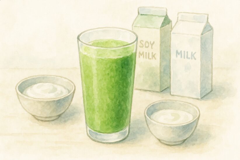 4もっと楽しむ！小松菜とりんご、バナナのスムージー術