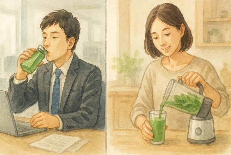 6自家製スムージーとの比較