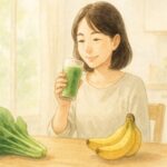 小松菜バナナスムージーの効果と飲み方！初心者も続く美味しいコツ
