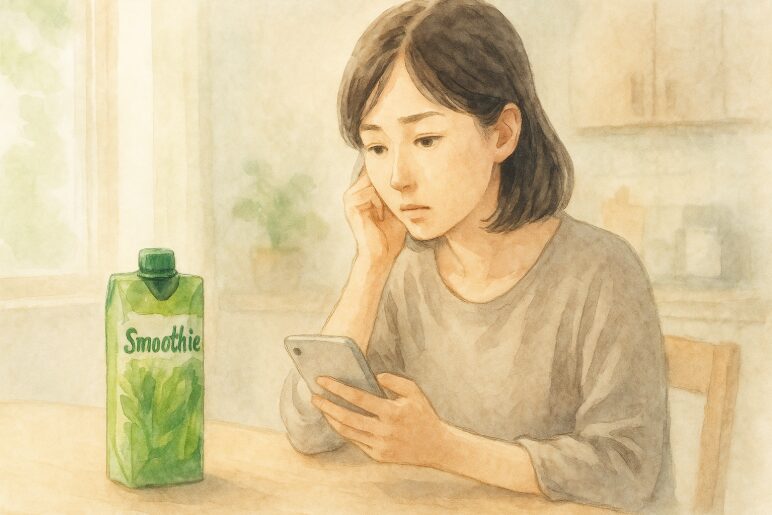 野菜生活スムージーは体に悪い？初心者の疑問を解決