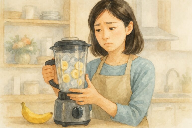 ブレンダーは冷凍バナナで壊れる？予防策と選び方