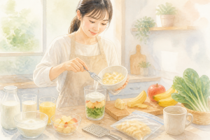 スムージーの作り方は野菜もミキサーなしで簡単