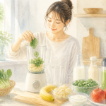 野菜とバナナのスムージー組み合わせレシピ｜朝5分で簡単