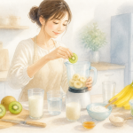 キウイスムージーの作り方｜基本とアレンジ