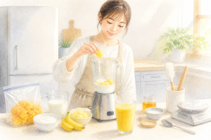 マンゴースムージーの作り方｜濃厚レシピ