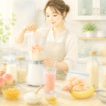 桃スムージーの作り方｜簡単レシピとアレンジ