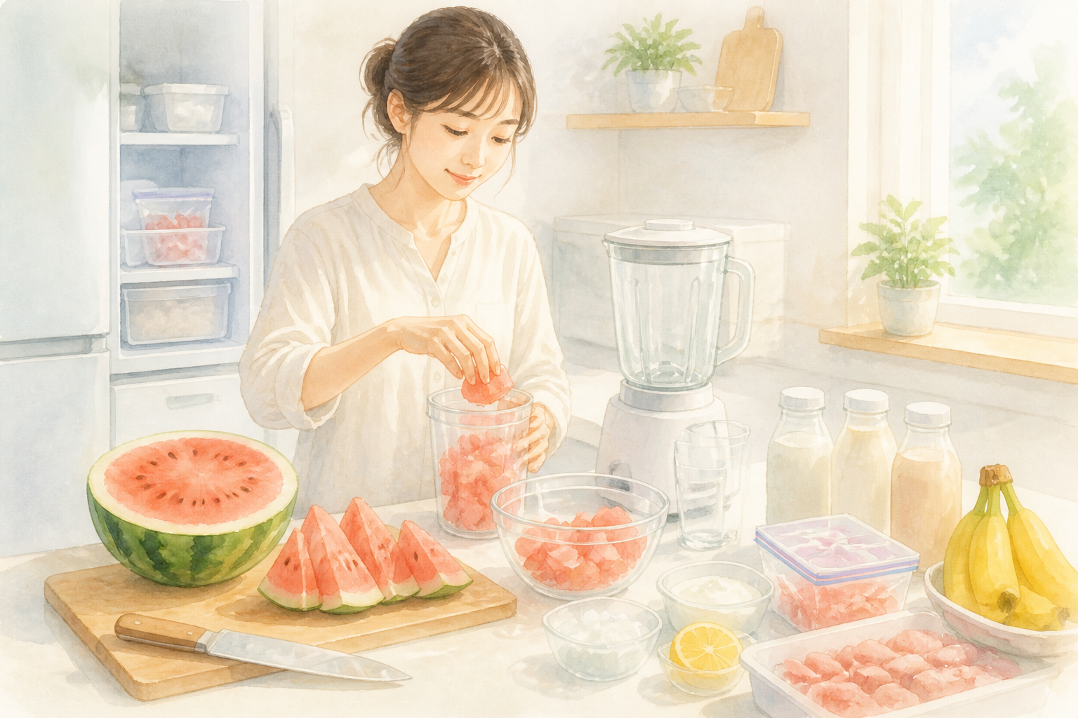基本の作り方の準備風景