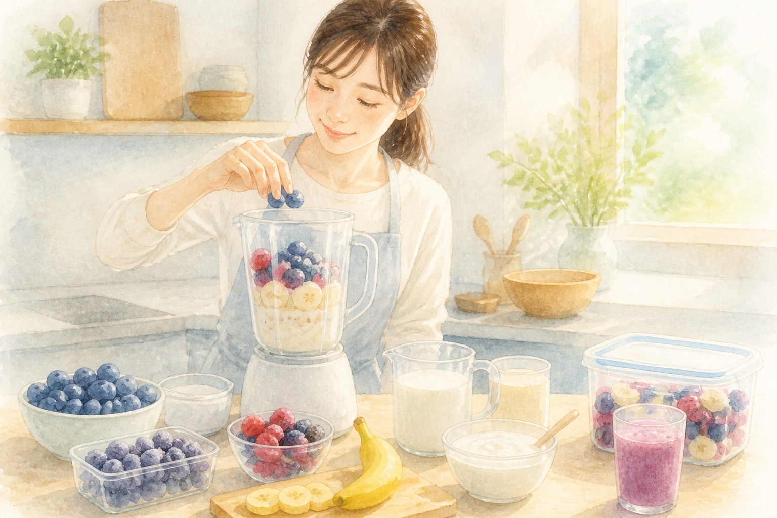 ブルーベリーのアレンジレシピ